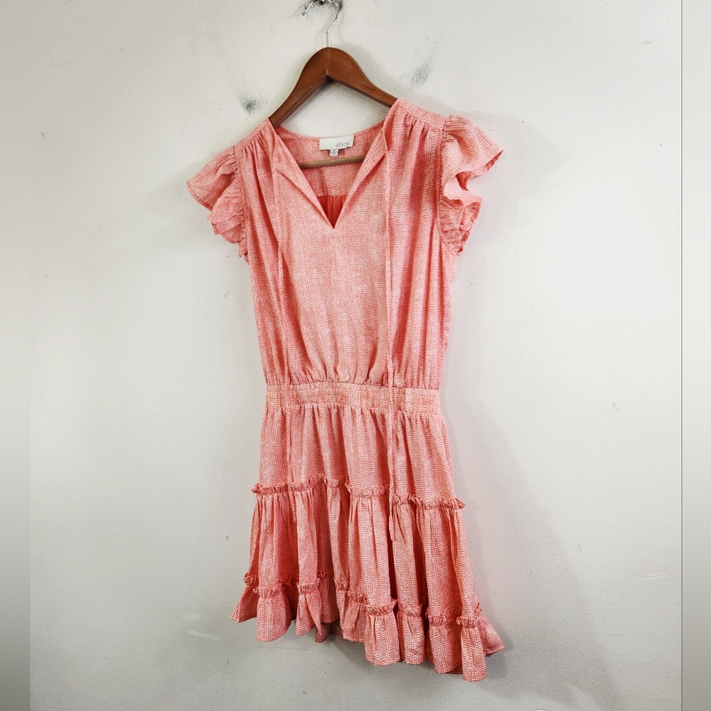Pinch Tiered Ruffle Sleeve Dress - Picture 2 of 7